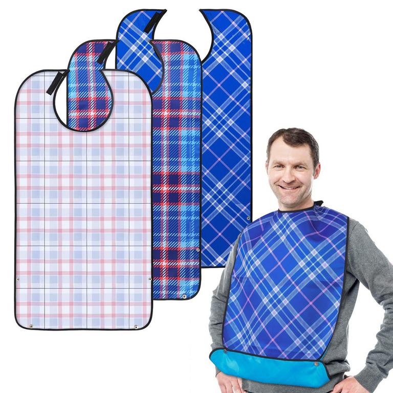 ADULT BIBS W/CRUMB CATCHERS