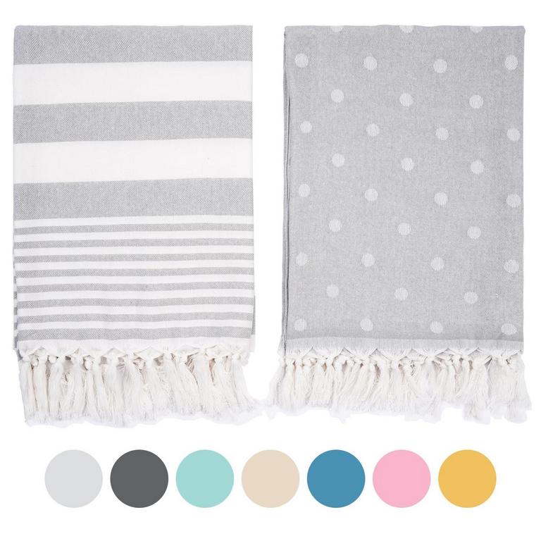 PLAUTHUS 2PK BEACH TOWELS