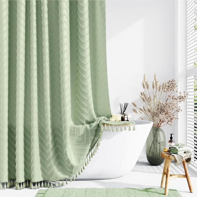 DYNAMENE SAGE SHOWER CURTAIN