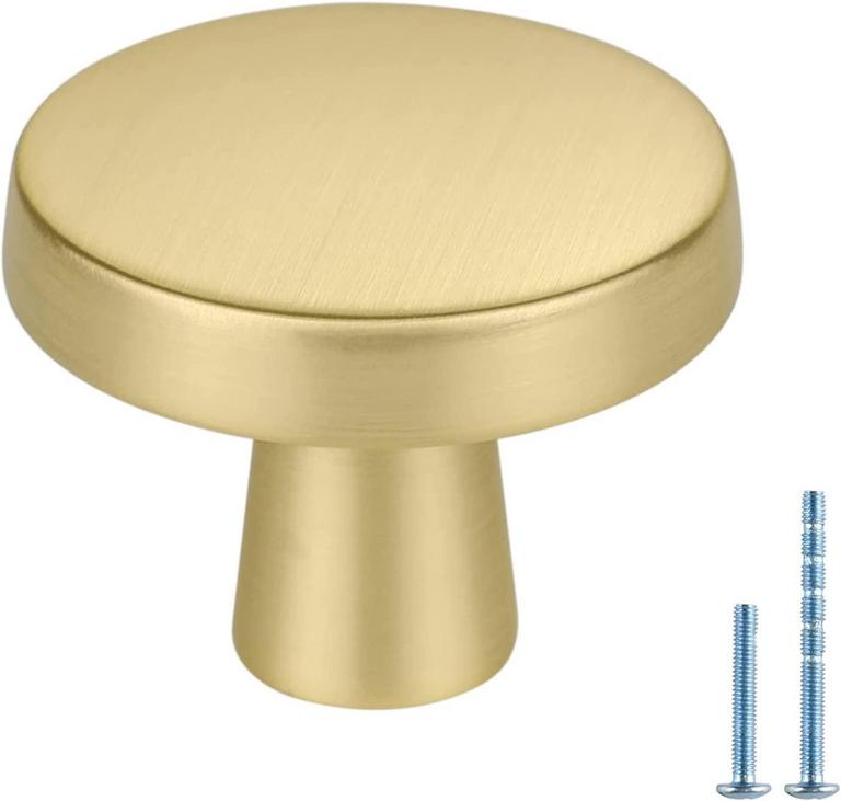 RERGY BRASS CABINET KNOBS 10PK