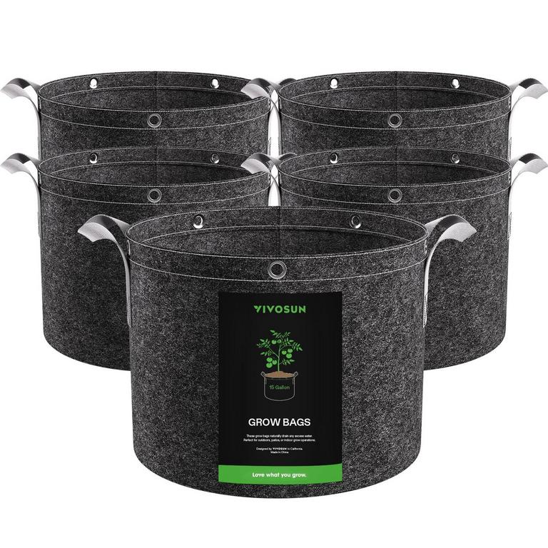 VIVOSUN 15GAL GROW BAGS