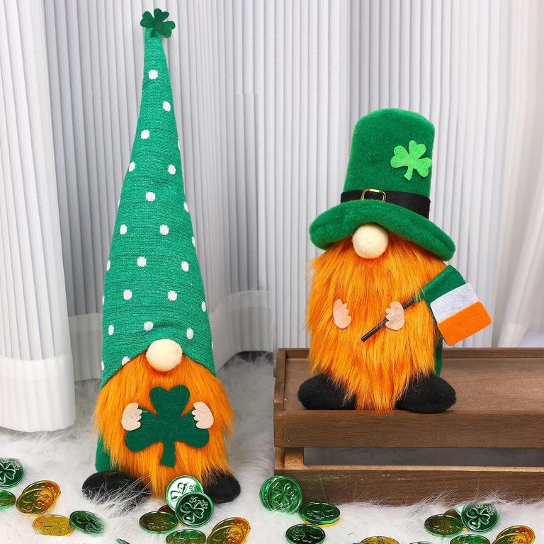 ST. PATRICK PLUSH GNOMES
