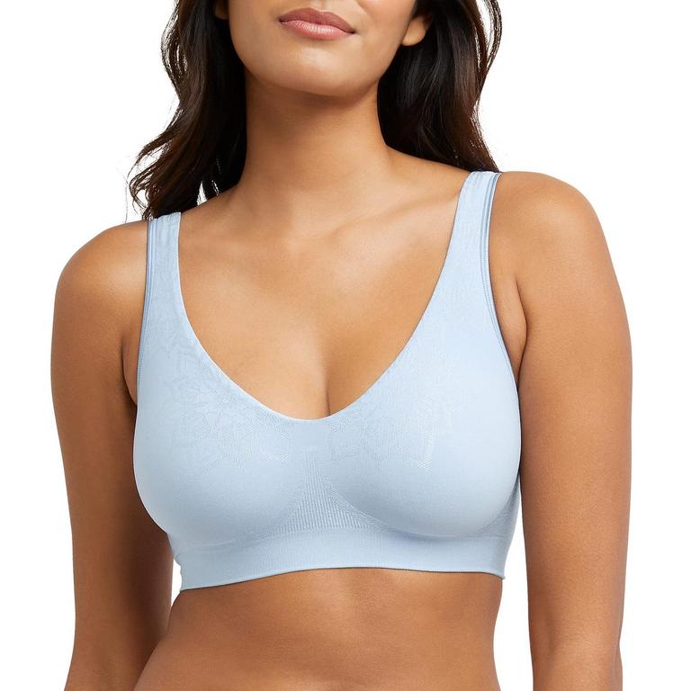 BALI 2X WIRELESS BRA BLUE