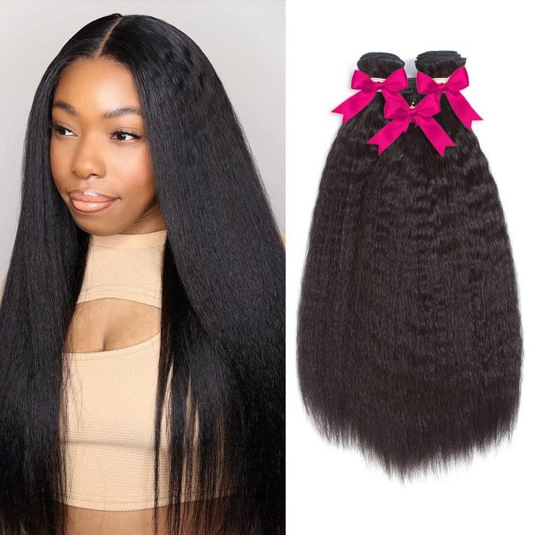 3 KERRIANA KINKY STRAIGHT HAIR BUNDLES