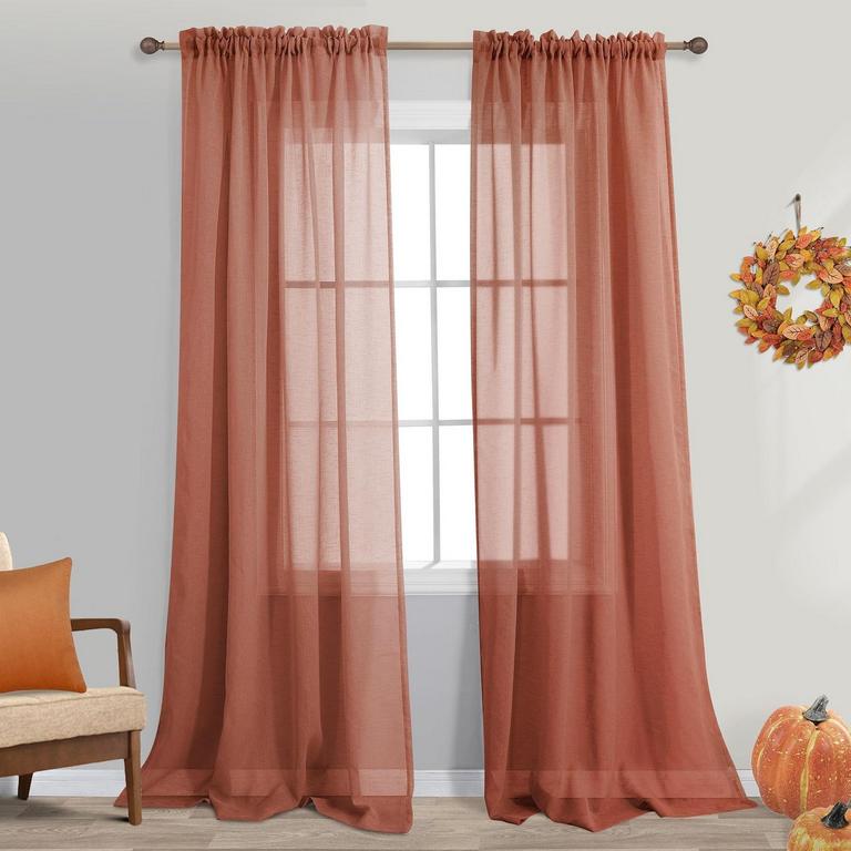 84IN TERRACOTTA CURTAINS