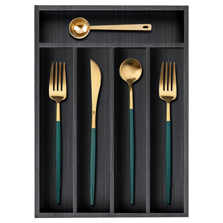 WOODEN UTENSILS ORGANIZER