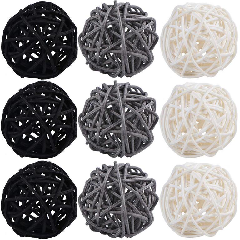 STMK 3IN WICKER BALLS