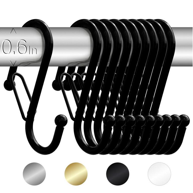 10 METALIC S-HOOKS