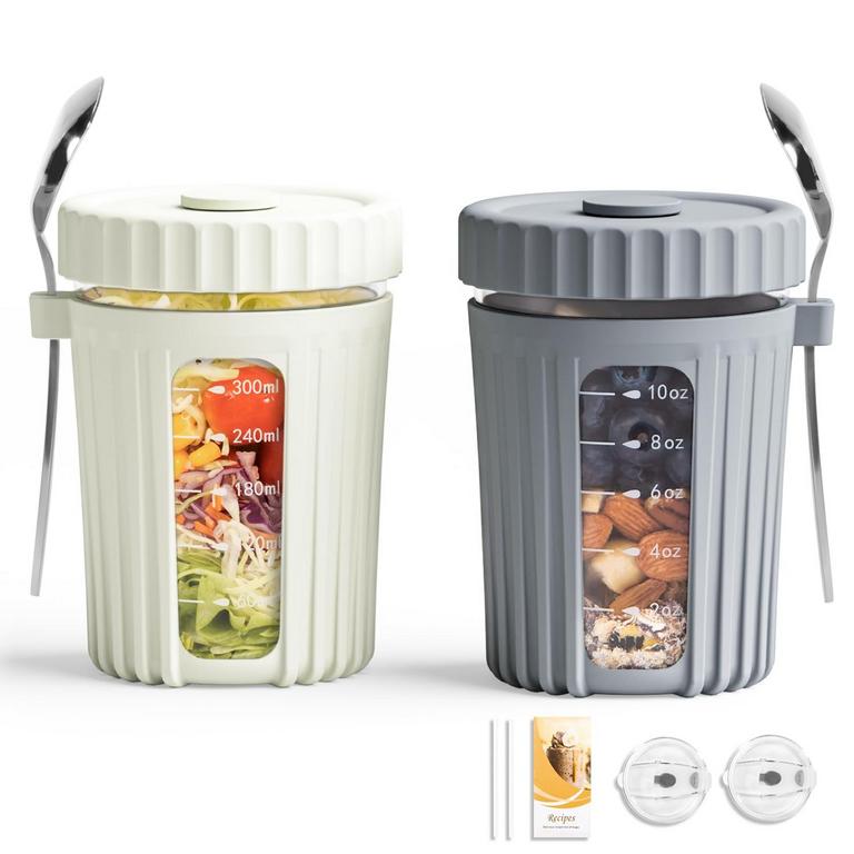 PUNLUXU OATMEAL JARS 2PK 