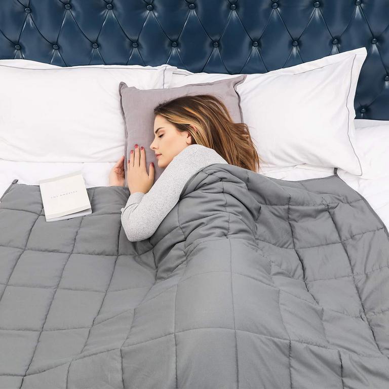 COOLING TWIN WEIGHTED BLANKET 12LBS