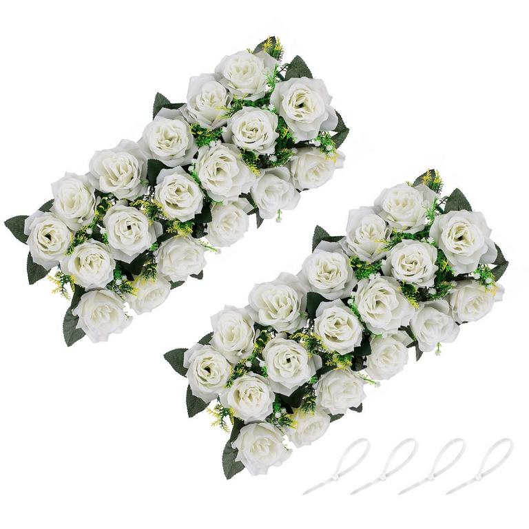 2-PC NUPTIO ARTIFICIAL ROSES