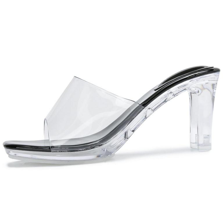 NBUUNBU CHUNKY HEEL SANDALS