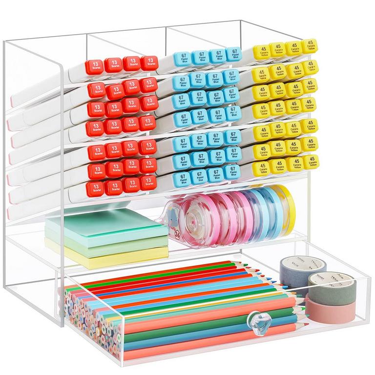 MARBRASSE ACRYLIC PEN ORGANIZER