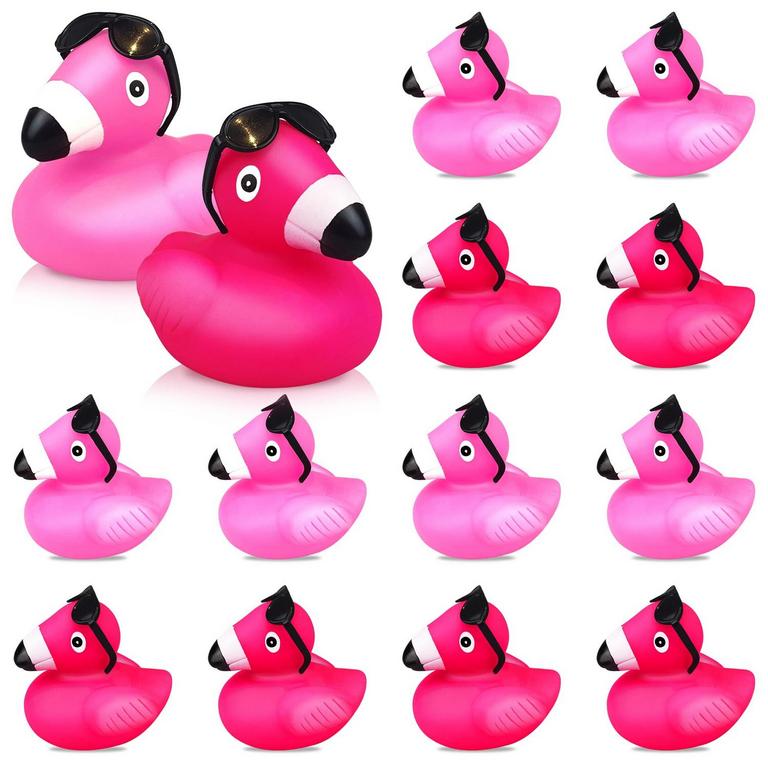 HOT PINK RUBBER DUCKS