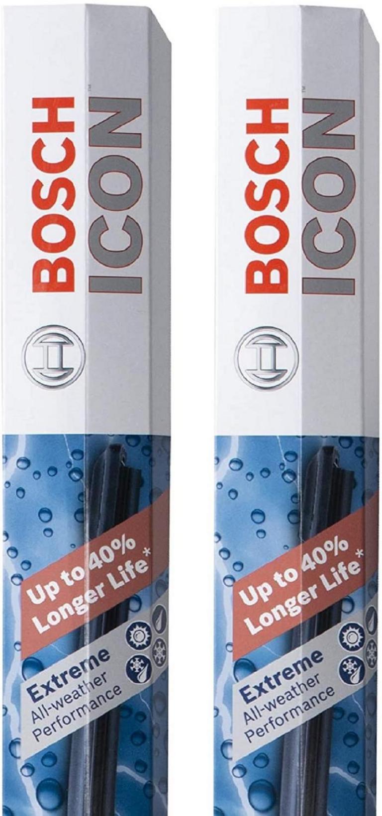 2 BOSCH ICON WIPER BLADES