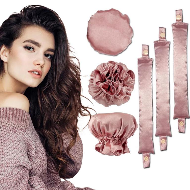 HEATLESS HAIR CURLER SET
