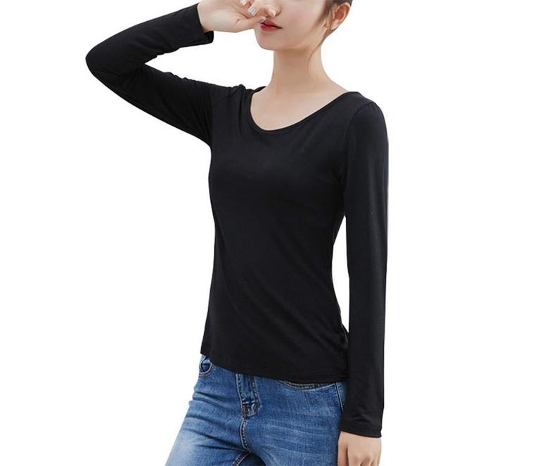 SLIM FIT SCOOP NECK T-SHIRT