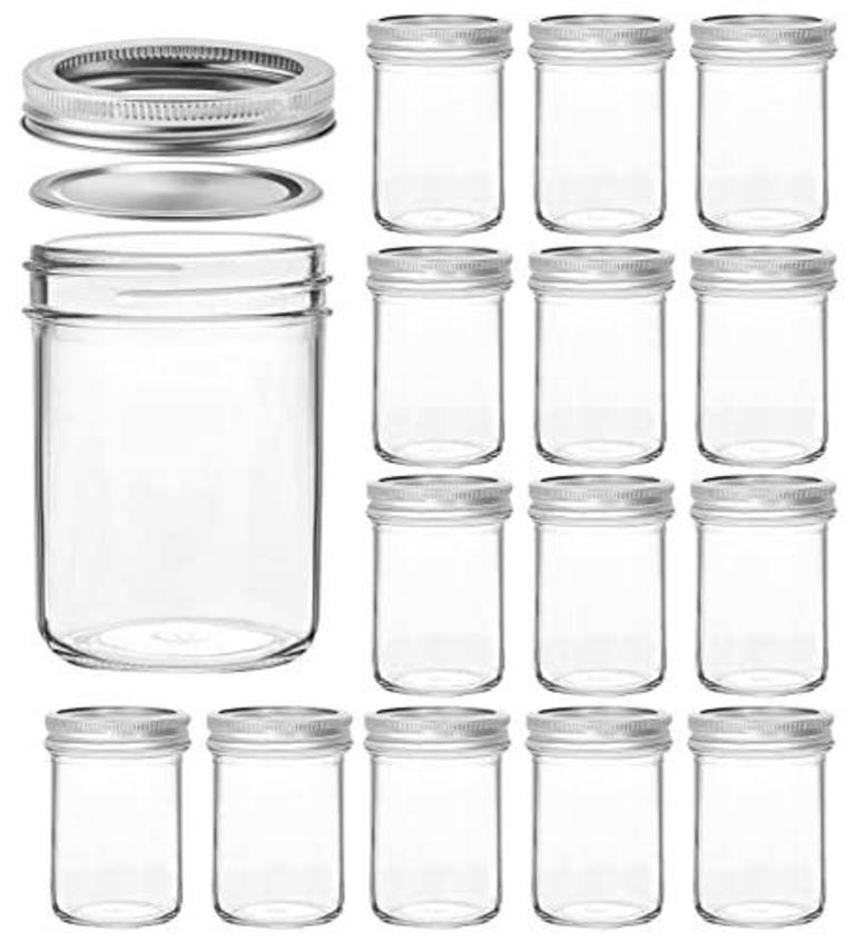 VERONES 8OZ MASON JARS