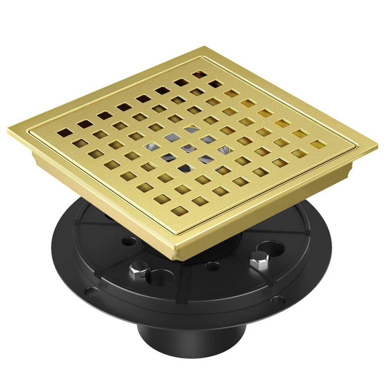 GOLD STAINLESS DRAIN 6IN
