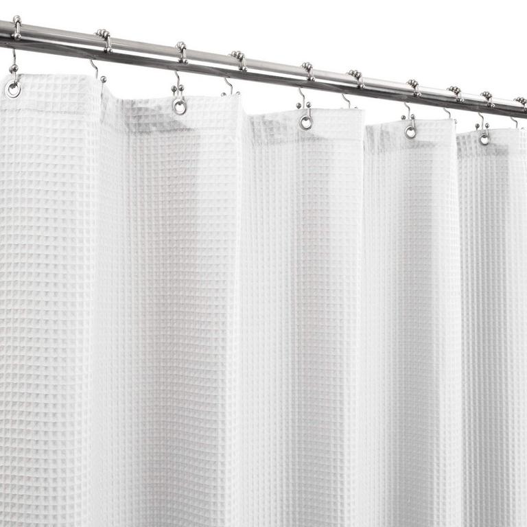 COTTON BLEND SHOWER CURTAIN