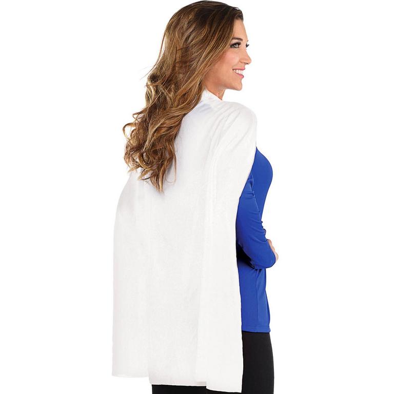 AMSCAN WHITE CAPE COSTUME