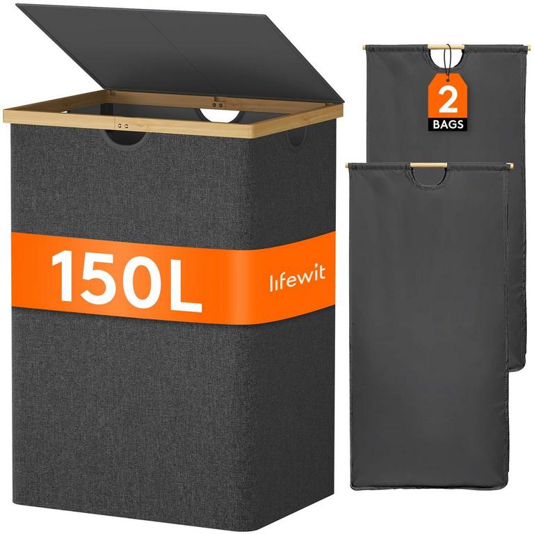 LIFEWIT DOUBLE LAUNDRY HAMPER