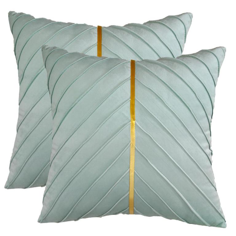 MINT GREEN VELVET PILLOW COVERS