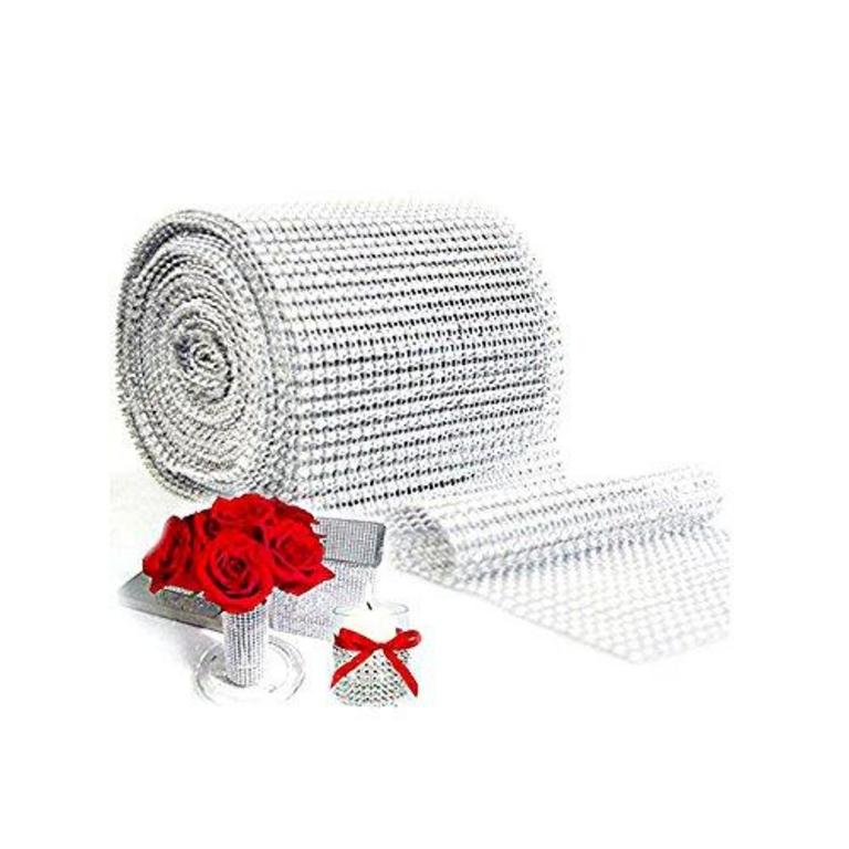 RHINESTONE MESH RIBBON