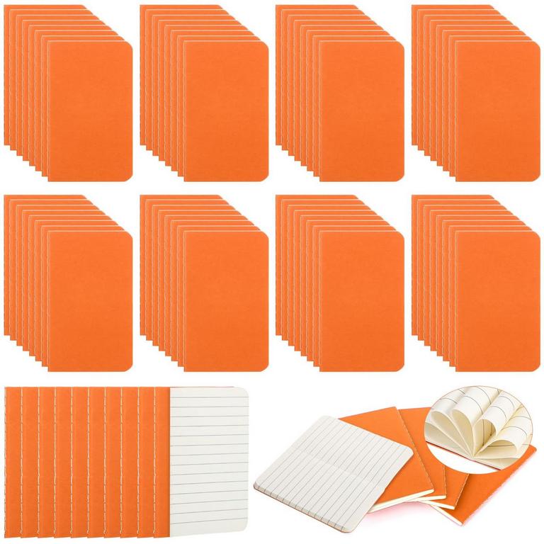 ORANGE MINI NOTEBOOKS 100PK