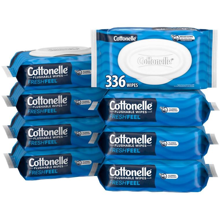 COTTONELLE FLUSHABLE WIPES