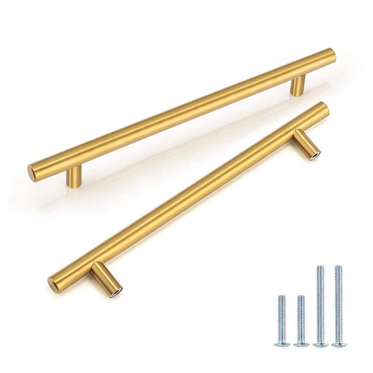 GOLD T BAR PULLS 6PACK