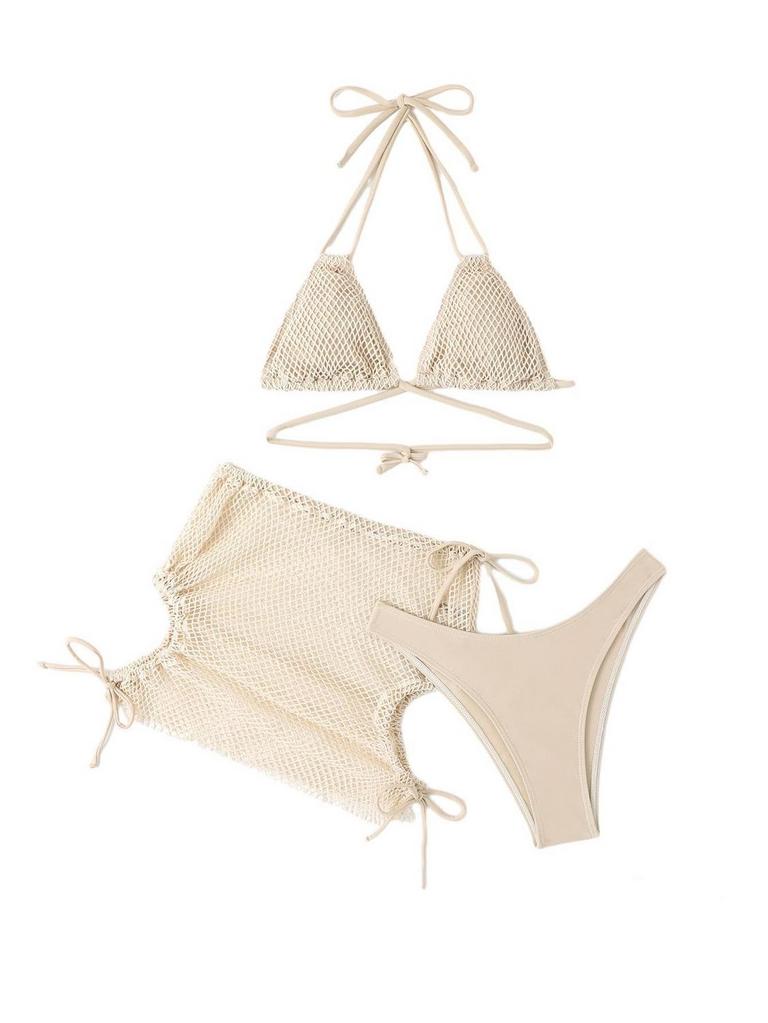 3PC BIKINI SET W COVER L