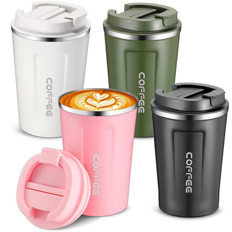 13OZ INSULATED COFFEE MUGS 4PK