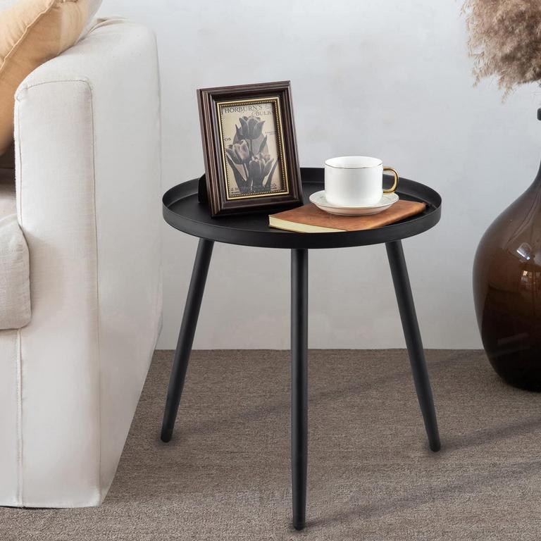 AOJEZOR BLACK END TABLE