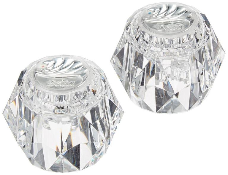 DELTA FAUCET KNOB HANDLES 2PK