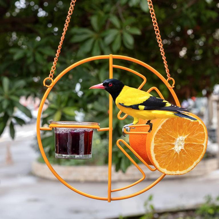 METAL HANGING BIRD FEEDER
