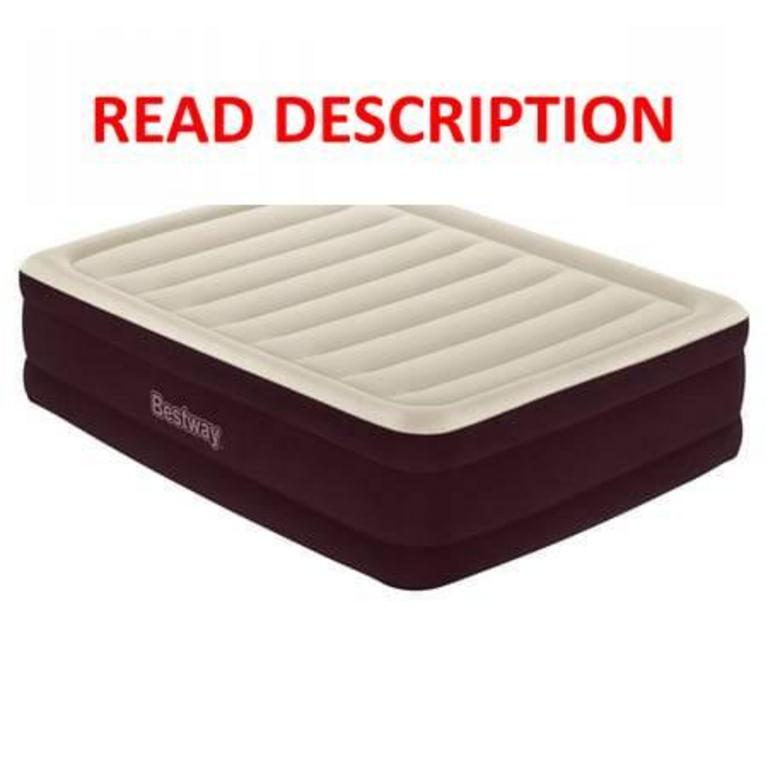 MAROON QUEEN AIR MATTRESS