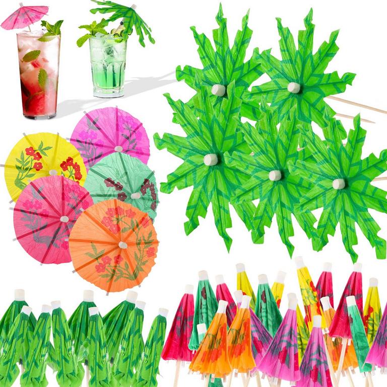 UPINS 100PCS DRINK UMBRELLAS