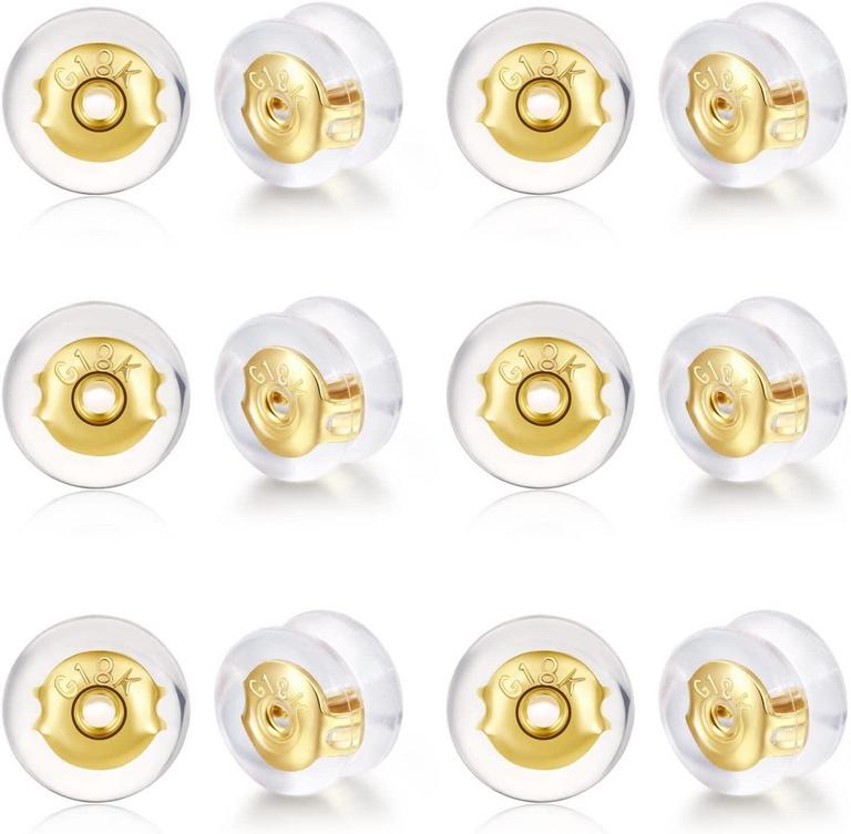 18K GOLD EARRING BACKS