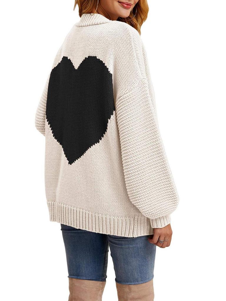 TUTORUTOR LOVE HEART CARDIGAN