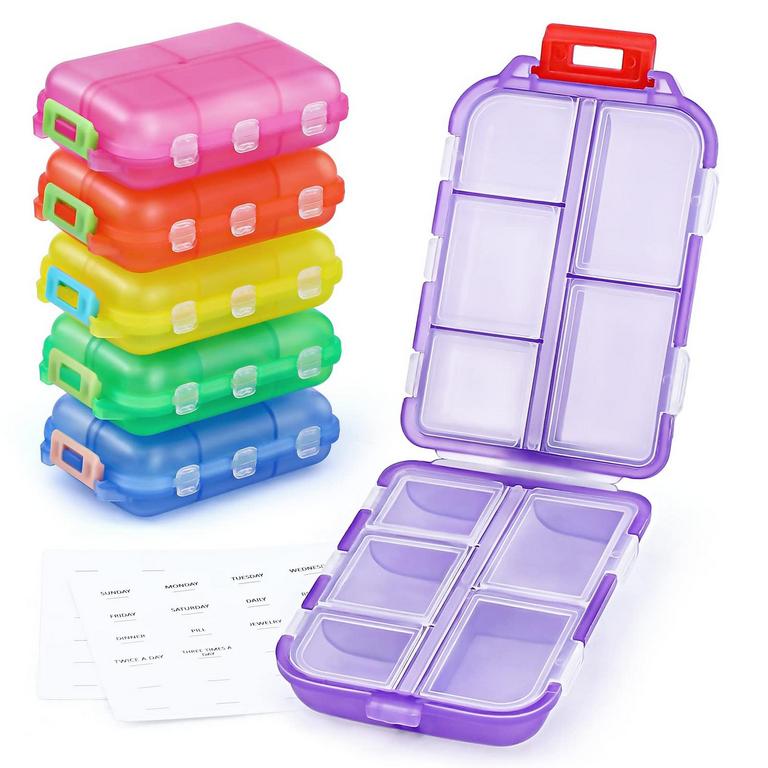 6-PACK PILL ORGANIZERS