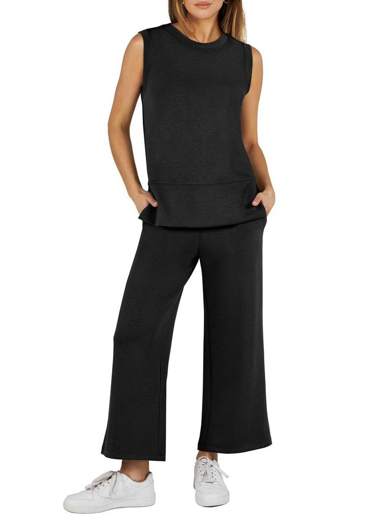 ANRABESS M BLACK JUMPSUIT