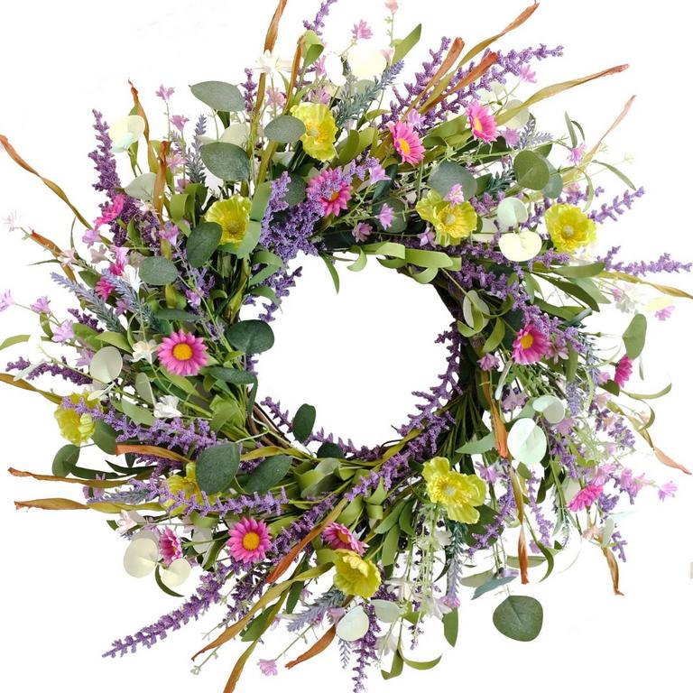 IDYLLIC 20IN DAISY WREATH