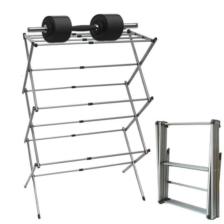 FOLDABLE IRON LAUNDRY RACK