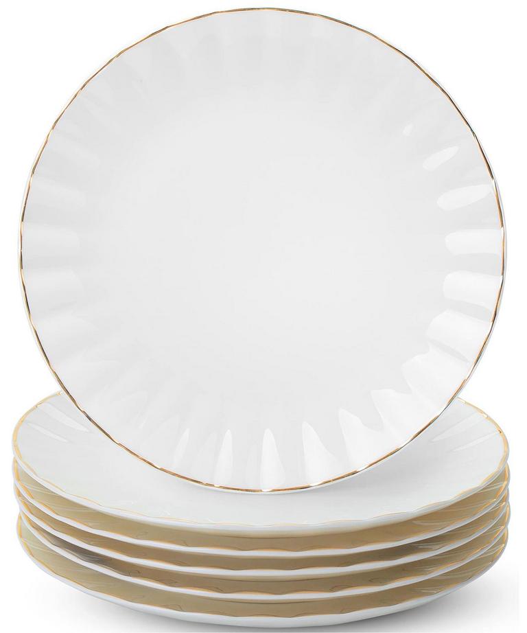 BTAT WHITE PORCELAIN PLATES