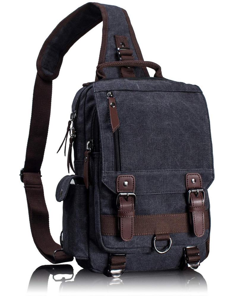 LEAPER CANVAS MESSENGER BAG