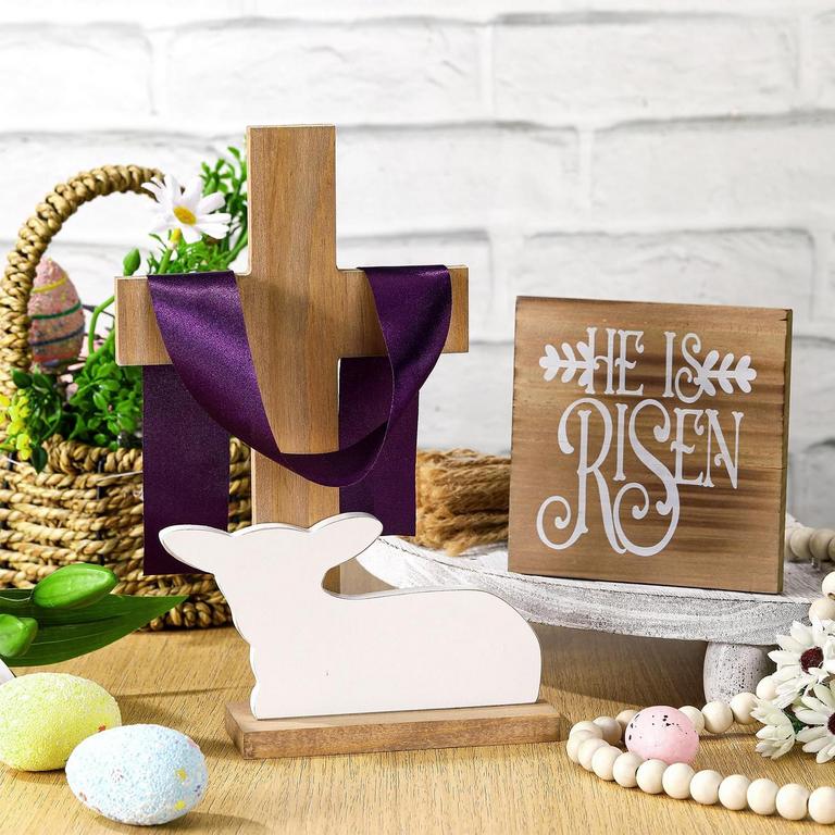 EASTER WOODEN SIGNS