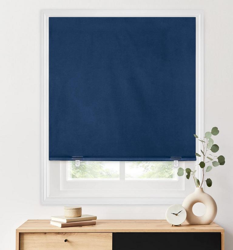 NAVY BLACKOUT SHADE 36"X72"