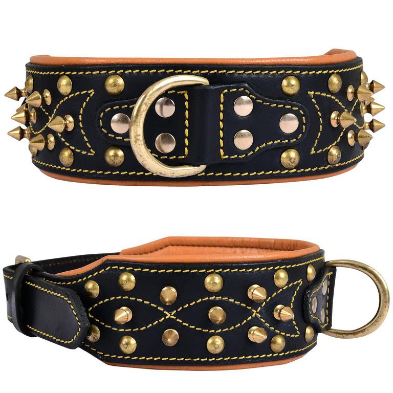 GENUINE LEATHER DOG COLLAR