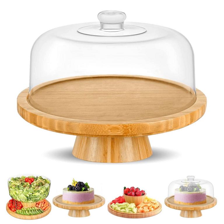 CHEF FT S BAMBOO CAKE STAND